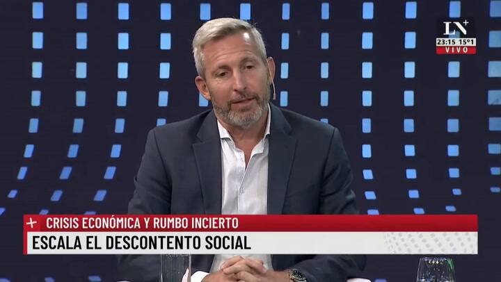 Rogelio Frigerio: 'Hay un deterioro persistente del salario de todos'