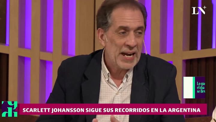 Scarlett Johansson sigue sus recorridos en la argentina