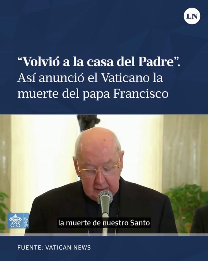 Así anunció el Vaticano la muerte del papa Francisco