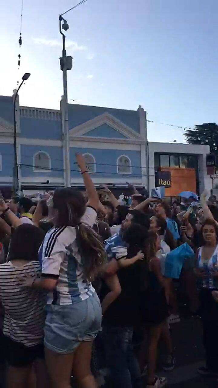 Festejo en Martínez