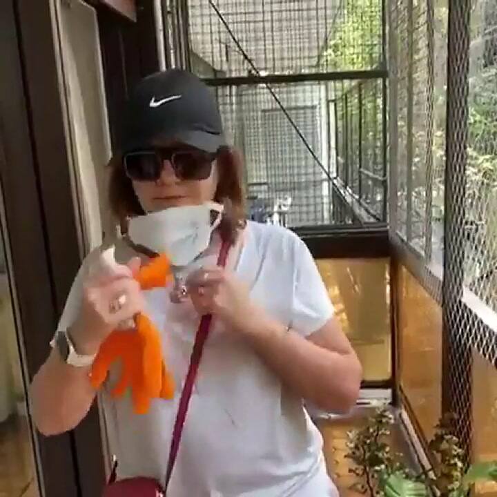 Coronavirus: así sale Patricia Bullrich a hacer las compras