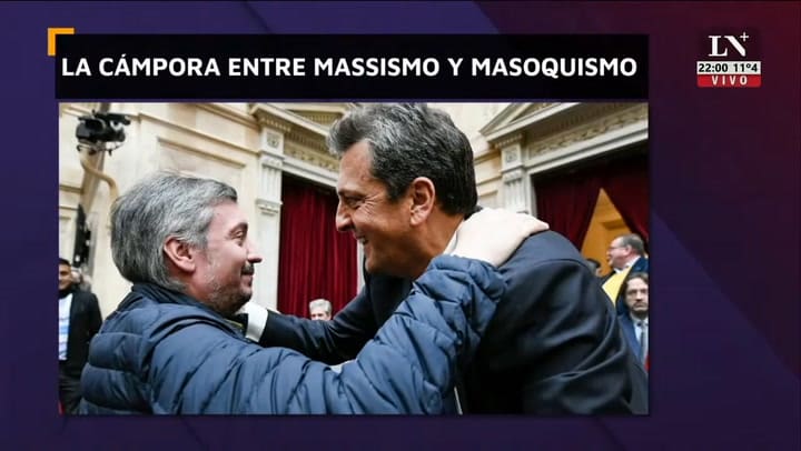 La Cámpora entre el massismo y el masoquismo. Leuco le da su palabra.