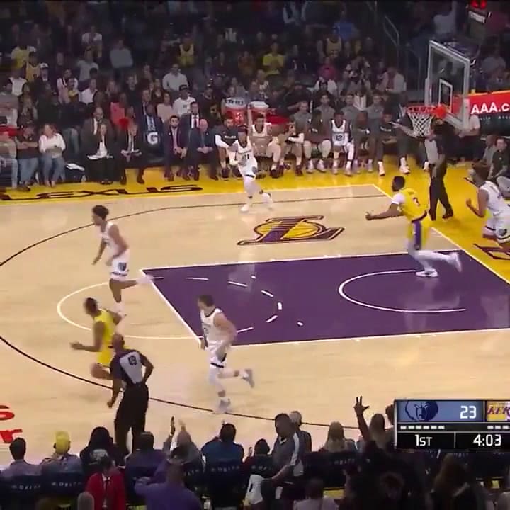 Anthony Davis, una noche histórica para la NBA, con la fórmula del 40+20 - Crédito: @NBA