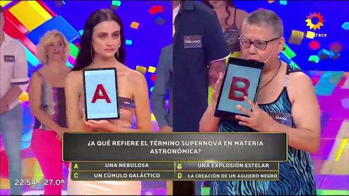 Diana ganó los 2 millones de pesos en Los 8 escalones