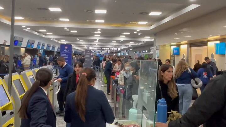 Vuelos cancelados en el Aeroparque por el paro de controladores