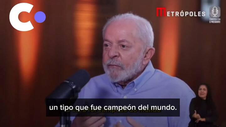 El presidente brasileño Lula dijo que Messi debería servir de ejemplo a los jugadores brasileños