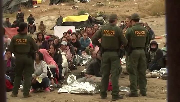 Mexicanos frontera Estados Unidos