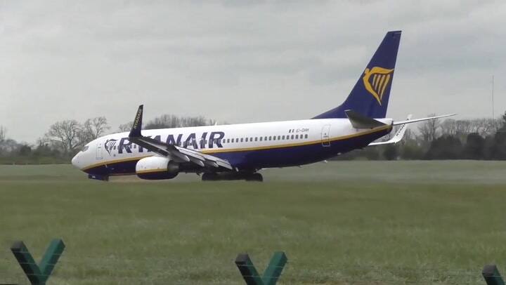 Así fue el despiste del avión en Dublín