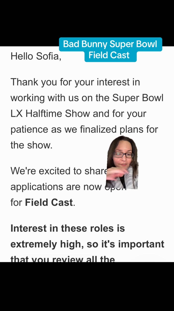 Fan se queja de los requisitos para formar parte del elenco de campo de Bad Bunny