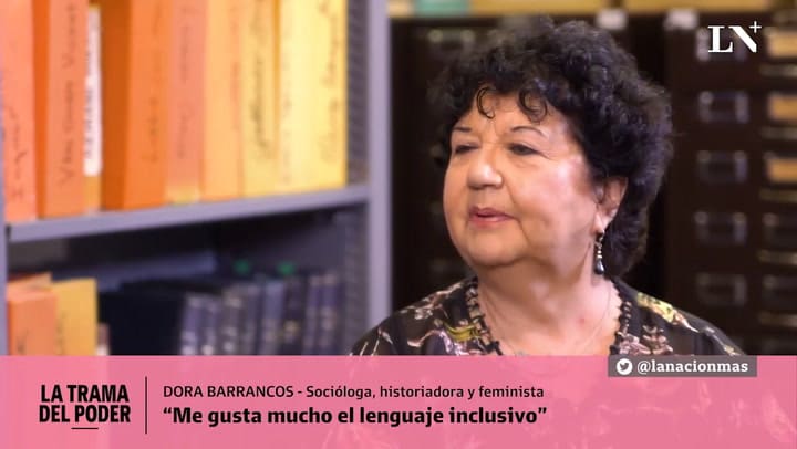 Dora Barrancos Lenguaje Inclusivo