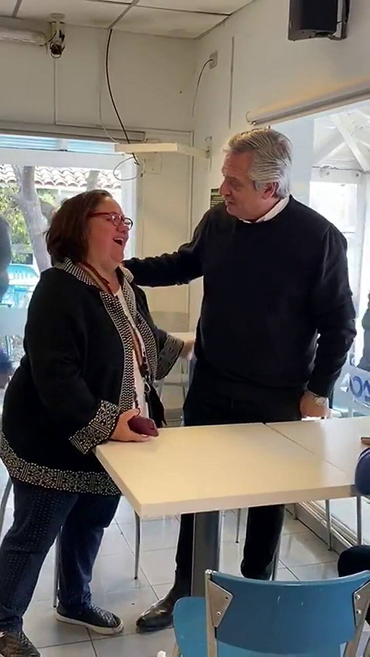 Alberto Fernandez con Florencio Randazzo