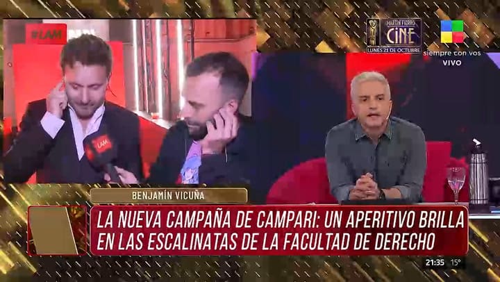 Benjamin Vicuna apoyo a Pampita en medio de su separacion con Garcia Moritan: "Somos una familia"