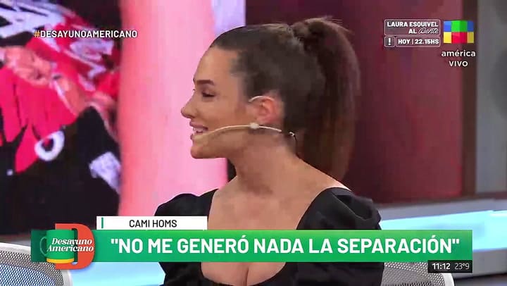 Camila Homs reveló que De Paul tiene un tatuaje dedicado a ella