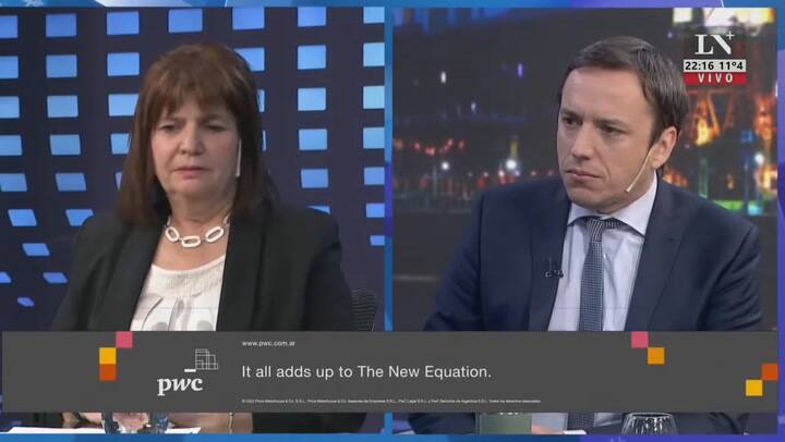 Patricia Bullrich: 'El presidente no pudo revertir su falta de poder'