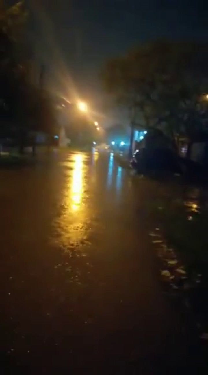 Las calles de Mar del Plata quedaron tapadas por el agua