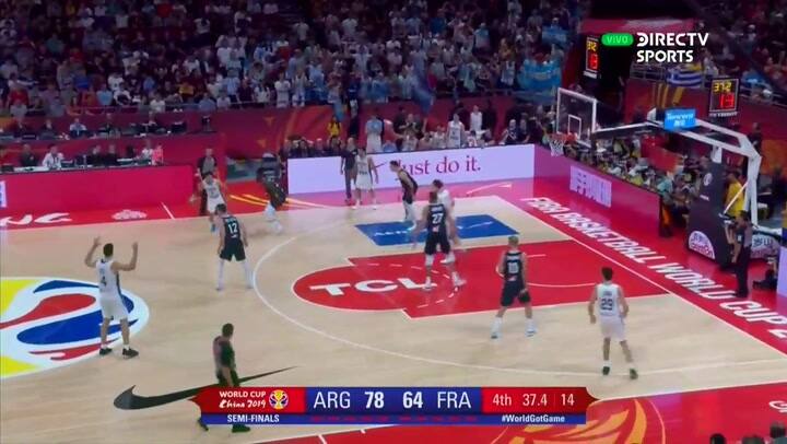 El último doble de Argentina en el partido