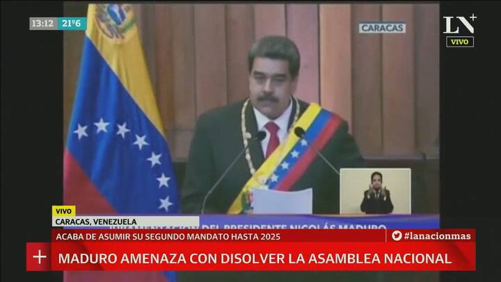 El discurso de Maduro al asumir un nuevo mandato