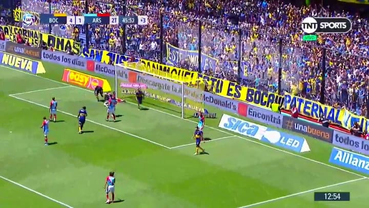 El 5-1 para Boca: Fabra cierra la cuenta