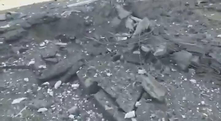 Guerra Rusia-Ucrania: el momento del impacto de un misil a pocos metros de civiles