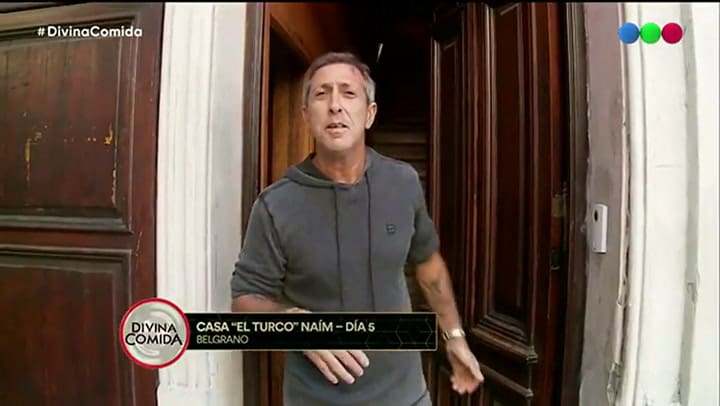 Divina Comida: El Turco Naím da la bienvenida a su casa en el barrio de Belgrano - Fuente: Telefe