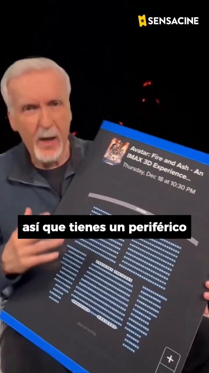 James Cameron explicó cuál es el asiento ideal del cine para ver una película