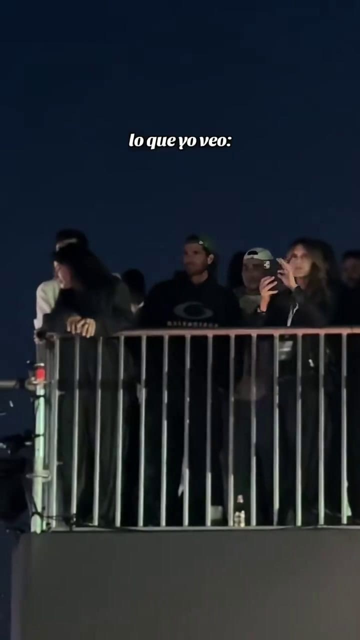 Rodrigo de Paul presente en el show de Tini en Madrid