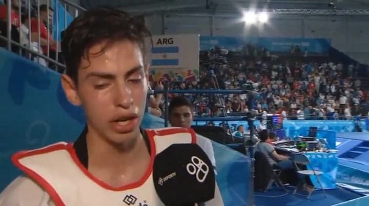 La declaración de José Luis Acuña luego del combate - Fuente: YouTube