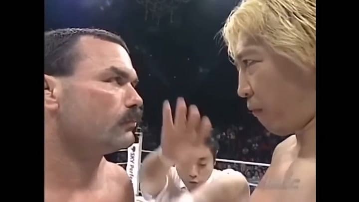 La brutal pelea entre Yoshihiro Takayama y Don Frye