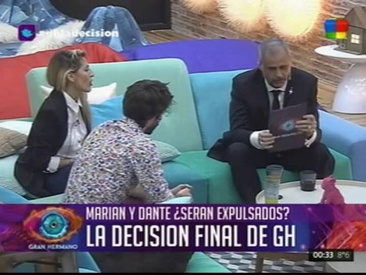 Todo sobre la expulsión de Dante y Marian en Gran Hermano