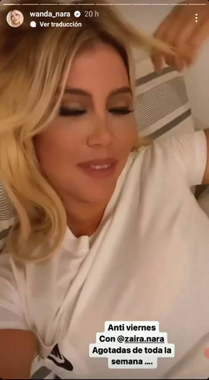 Wanda Nara sorprendió a sus seguidores al revelar cómo empezó su fin de semana en Buenos Aires