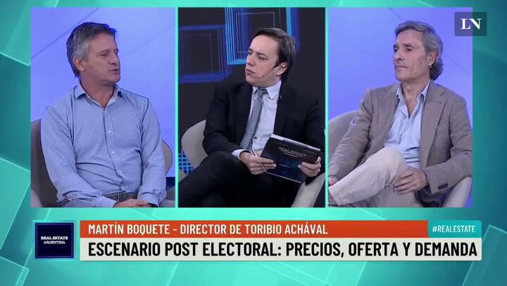 Martín Boquete en el Summit de Real Estate (Toribio Achával)