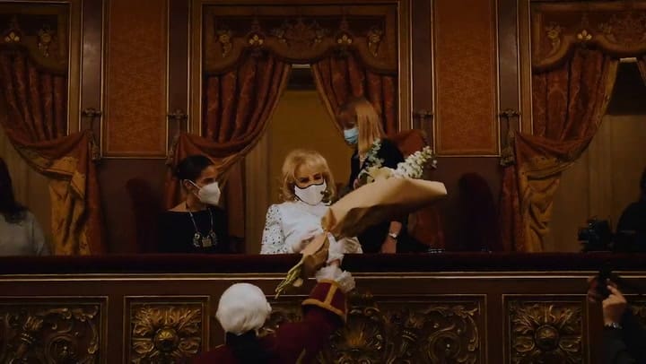 Mirtha Legrand visitó el Teatro Colón
