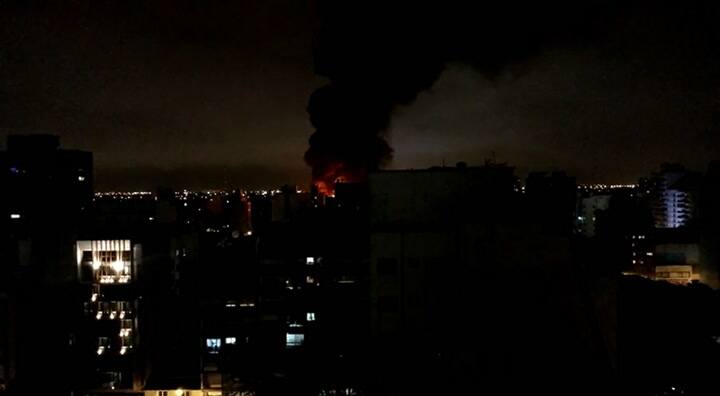 Imágenes del incendio del depósito mayorista de Mar del Plata