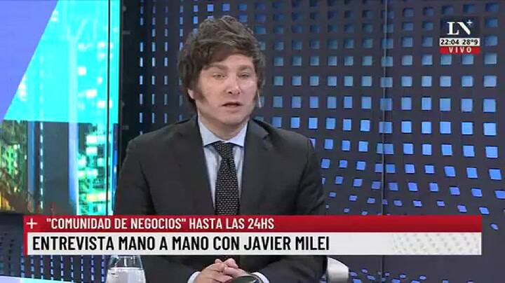 Javier Milei: 'La política se financia con el narcotráfico'