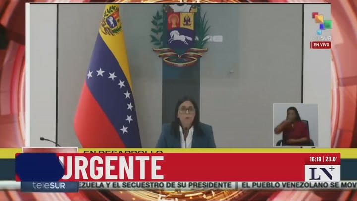 La palabra de Delcy Rodríguez, vicepresidenta de Venezuela