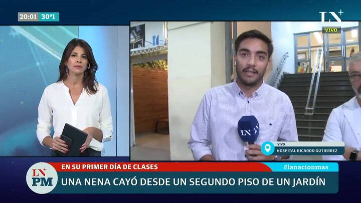 Una nena de cinco años cayó desde el segundo piso del jardín de infantes