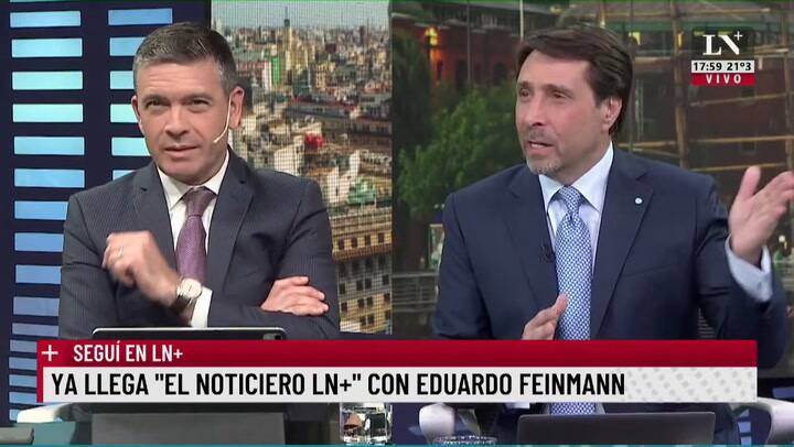 Feinmann criticaba a Majul cuando lo sorprendió un llamado al aire