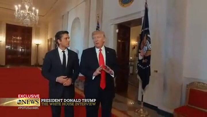 Donald Trump en el Salón Oval