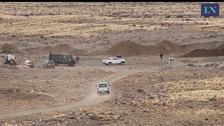 Continúan las excavaciones en la estancia de Lázaro Baez