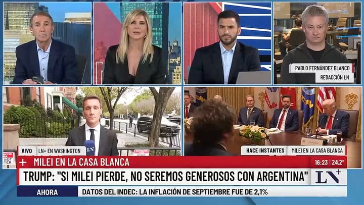 El análisis de la reunión entre Trump y Milei
