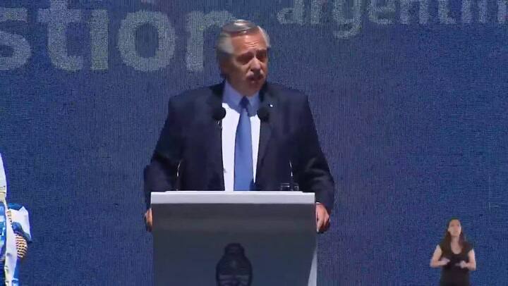 Alberto Fernández celebró tres años de su gestión