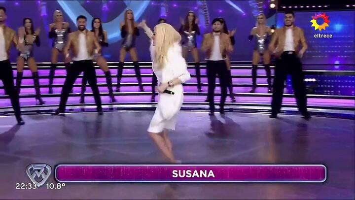 Fatima Flores imitó a Susana Gimenez