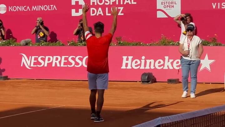 Sebastián Báez le ganó a Albert Ramos Viñolas y llegó a la final del ATP 250 de Estoril