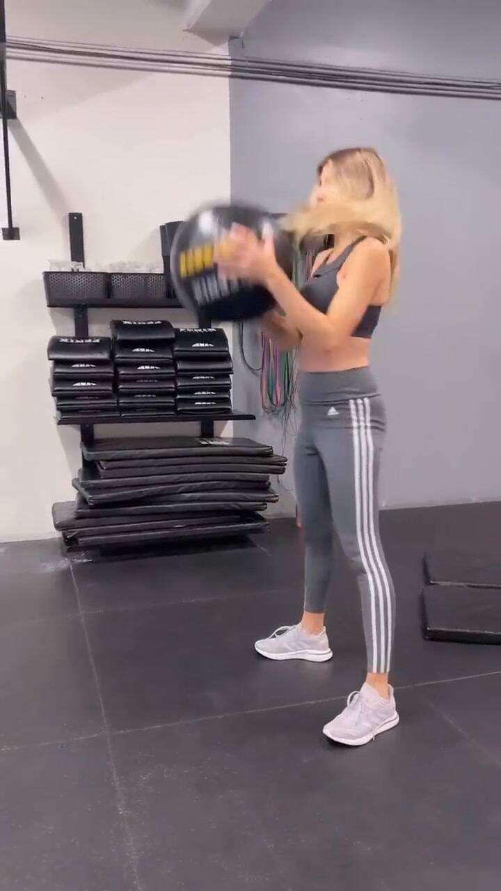 Cande Ruggeri compartió parte de su entrenamiento