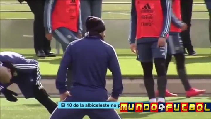 La lesión de Messi que podría complicarlo para el Mundial - Fuente: YouTube