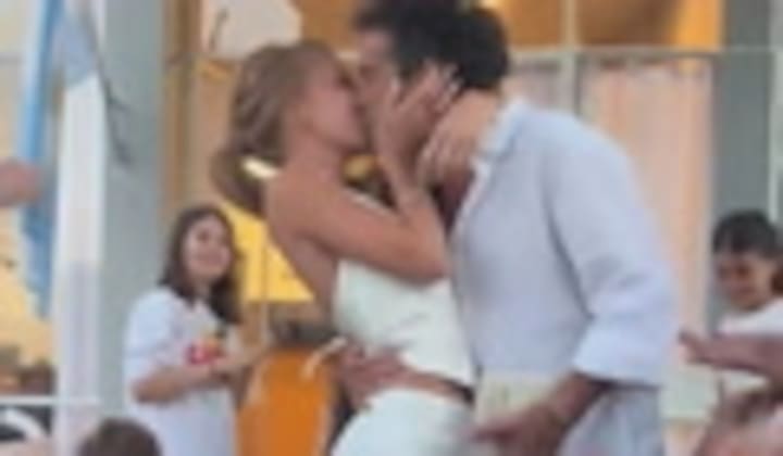 Nicolás Cabré y Rocío Pardo se casaron por civil