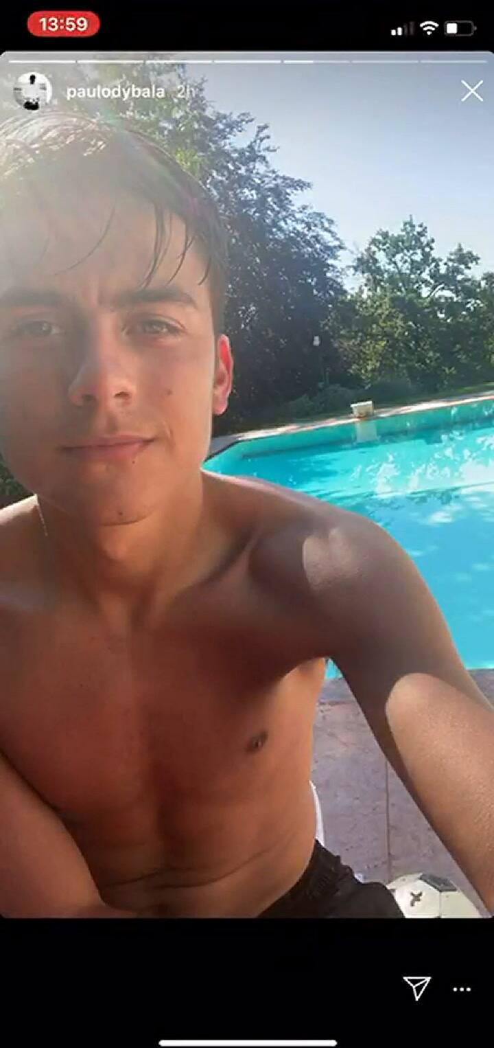 Paulo Dybala en Instagram