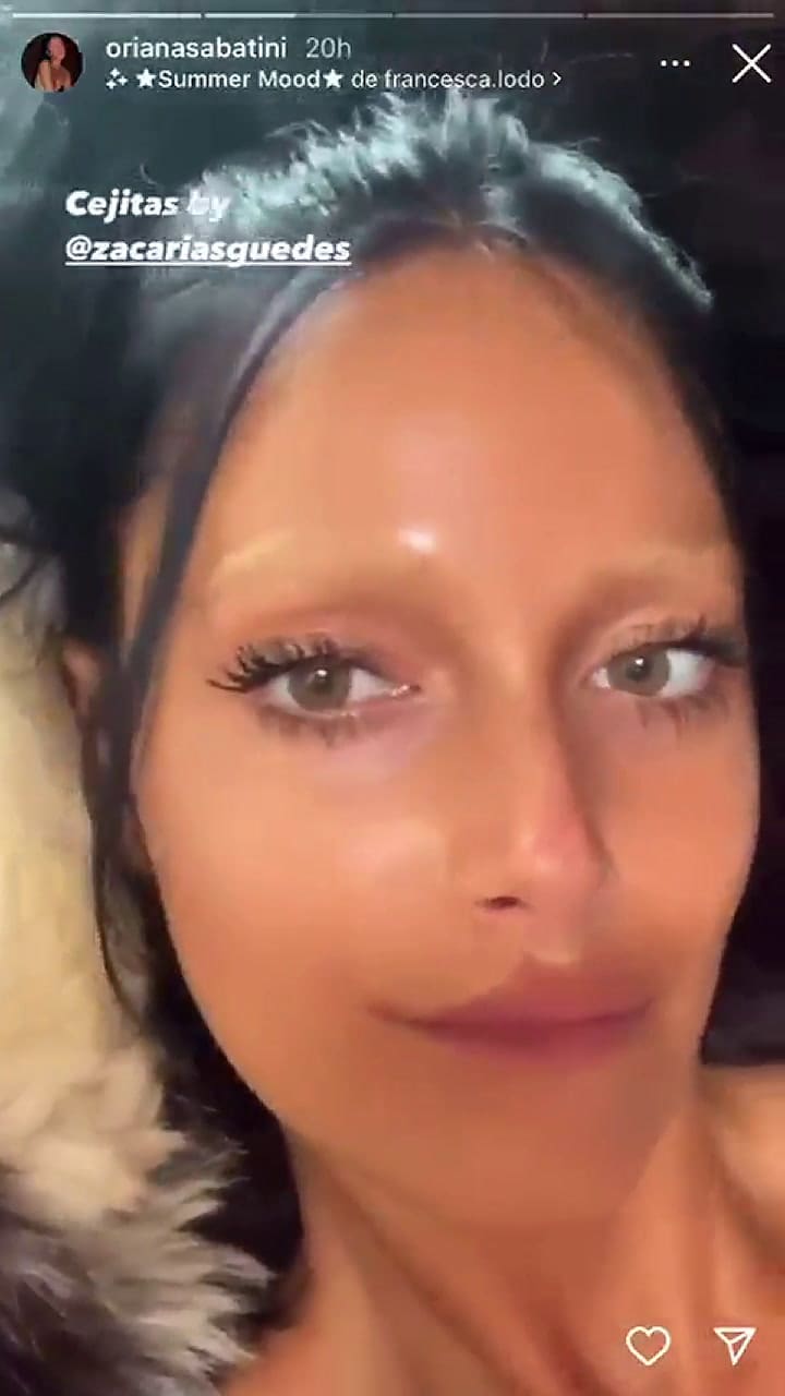 Cambio de look de Oriana Sabatini