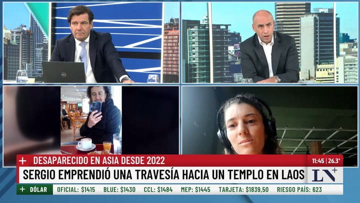 Eliana, putri Sergio Vaca berdialog dengan LN+