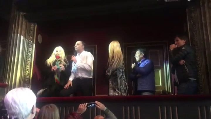 Susana Giménez fue a ver a Martín Bossi al teatro